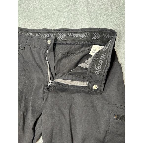 Wrangler Atg Pants Mens W30 L30 Black Nylon Cargo All Terrain Gear Hiking - Picture 15 of 16
